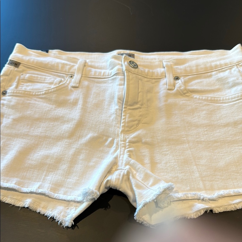 Citizens of humanity Women's White Denim Shorts